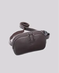 Bolsa Crossbody em Couro | Madrid 6038I MARROM