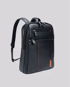 Mochila de Couro para Notebook Slim | Paris 6056A PRETO