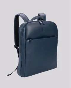 Mochila de Couro Slim | Madrid 6031I AZUL
