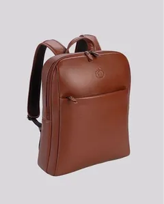 Mochila de Couro Slim | Madrid 6031I CARAMELO
