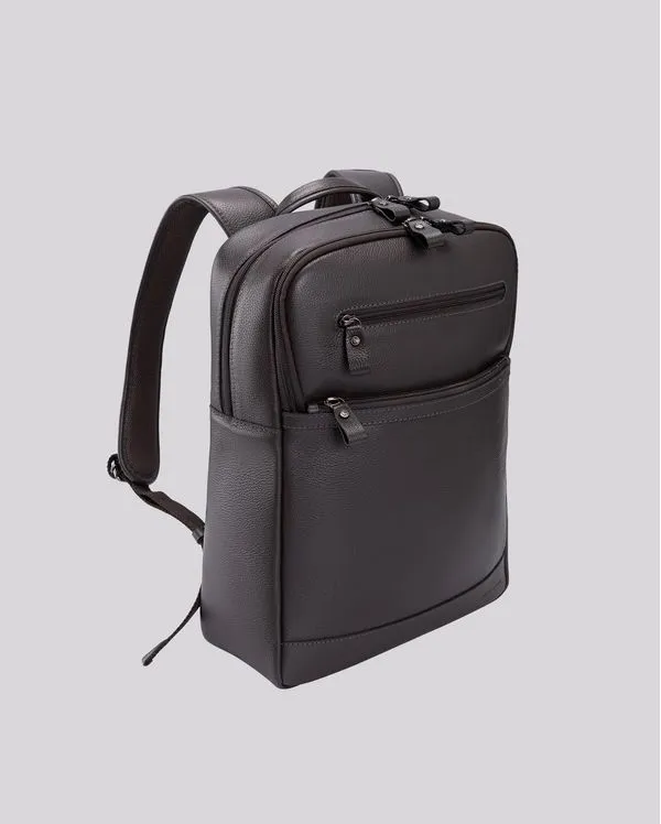 Mochila de Couro para Notebook Urban | Rome 5798F CAFÉ