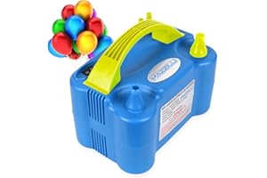 Inflador Compressor Balão Bexiga 2 Bico Festa Aniversário Cor:Azul220v