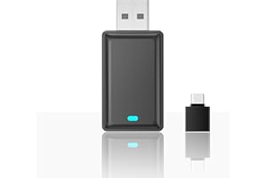 Adaptador automotivo 2 em 1 sem fio CarPlay Android Mini USB Dongle, Plug & Play, converte CarPlay original com fio para carr