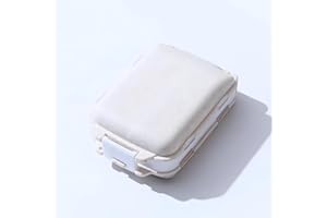 Estojo Organizador de Comprimidos com 8 Compartimentos – Portátil, Compacto e Resistente – Ideal para Viagem e Uso Diário (Be