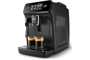 Philips Walita Cafeteira Espresso Superautomática Série 1200, 1500W, 15 Bar, 2 Bebidas, Moedor em Cerâmica, Display Touch, Pr