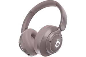 Basike Fone de Ouvido Bluetooth, ANC Cancelamento de Ruído Ativo Headphone Bluetooth 5.4 Headset com Microfone, Certificação