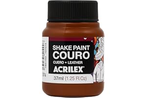 Tinta Para Couro Natural Sintético Para Sapato Bota Jaqueta Bolsa Sofá Restauração Customização 37ml (CHOCOLATE)
