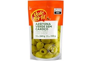 Vale Fértil Azeitona Verde Em Conserva Sem Caroço Sachê 120G