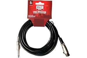 Cabo para Microfone Profissional P10 Mono Xlr 5 Metros