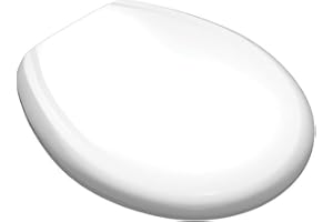 LORENZETTI Assento Sanitário Duratti Branco Oval Universal de Polipropileno, Modelo: 7153011