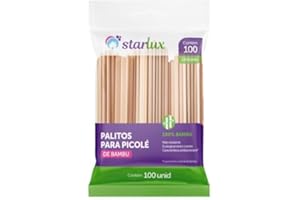 STARLUX UD PALITO P/PICOLE BAMBU 100 UNIDADES$