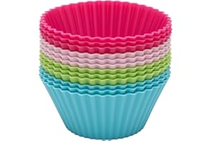 Jogo de Formas para Muffins Redondo com 12 Peças Mimo Style Multicor