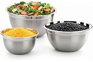 Conjunto de Tigelas Brinox 3 Peças Suprema Aço Inox