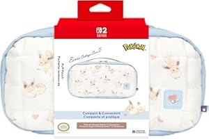 HORI Puff Pouch (Eevee) for Nintendo Switch 2 - Officially Licensed by Nintendo and The Pokemon Company International