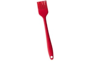 Oikos - Pincel de Silicone Pequeno Vermelho