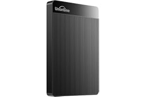 HD Externo Portátil 1TB UnionSine Disco Rígido compatível Mac/Pc/Notebook/PS4 - USB 3.0-HD2510（Preto ）