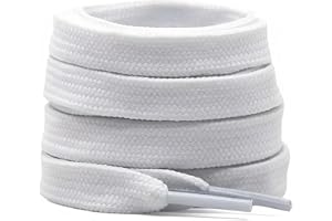 Cadarço Branco 1.20cm Resistente Achatado Compatível Com todas Marcas Famosas 100% Poliéster