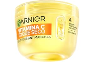 Garnier, Gel Creme Hidratante Facial Antimanchas Toque Seco, com Vitamina C, Niacinamida e Ácido Hialurônico, Controla a Oleo