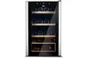 Adega Climatizada 22 Garrafas EOS Premium com Porta de Vidro e Inox Prateleira de Madeira com Compressor EAC24IM 110V