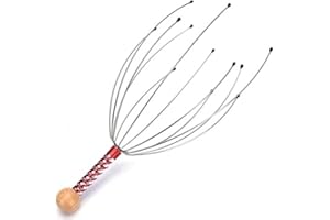 Massageador Capilar Anti Estresse Para Relaxar Com 12 Hastes