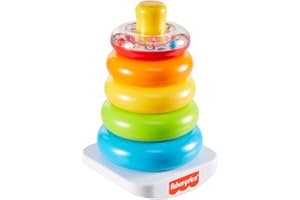 Fisher-Price Brinquedo para Bebês Pirâmide de Argolas para crianças a partir de 6 meses
