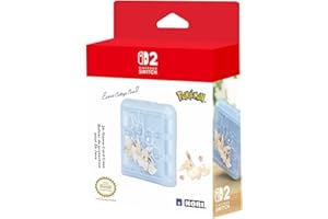 HORI 24-Game Card Case Eevee Cottage Core for Nintendo Switch 2 - Officially Licensed by Nintendo and The Pokemon Company Int