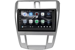 Central Multimídia Honda City 2009 2010 2011 2012 2013 2014 Ar Digital Adak G2 Tela de 9" QLED 2GB de RAM 64GB Android Auto e