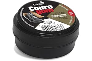 Casa Km Polidor De Sapatos Couro Bom Crème Preto 36G