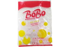 Kit 50 Balões Bubble Transparentes 18" (45 cm) – Balão Bolha para Decoração com Ar ou Hélio – Festa, Casamento, Aniversário,