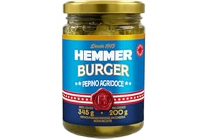 Hemmer Pepinos Rodelas Agridoce Vidro 200g
