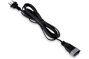 Force Line - Cordão Prolongador Tripolar 10A 3 Metros Bivolt Preto