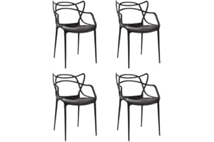 Kit 4 Cadeiras de Design Allegra Interior e Exterior