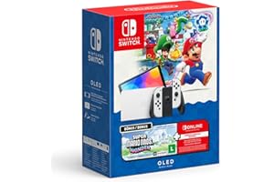 Bundle Nintendo Switch OLED + Super Mario Bros. Wonder + 3 Meses de Assinatura Nintendo Switch Online