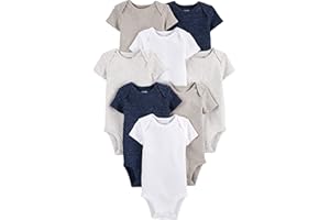 Body Pacote com 8 bodies de manga curta Simple Joys by Carter'sUnisex Bebê