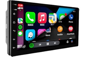 CENTRAL MULTIMÍDIA ANDROID 13, QUAD-CORE 4/64GB, TELA QLED 7" FULL TOUCH, 2 DIN SLIM, USB, SD, AUX, BLUETOOTH, ESPELHA ANDROI