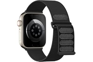 Pulseira de Nylon Lenrao, esportiva, unissex, compatível com Apple Watch de 38/40/41/42/44/45/46/49 mm, para iWatch Séries SE