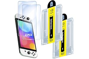 2 Conjuntos Película de Vidro Temperado Premium 9H para Nintendo Switch 2, Ultra HD, Bordas 2.5D, Espessura 0,33mm, Toque Sen