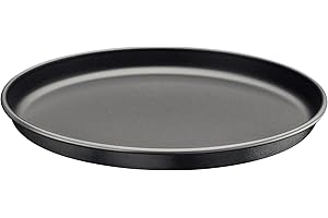 Tramontina 20058030 Assadeira para Pizza de Alumínio com Revestimento Interno Antiaderente, Grafite, 30 cm
