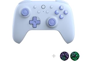 8Bitdo Ultimate 2C Hall Effect Joysticks Bluetooth Controller with Remappable L4/R4 Bumpers, 6-axis Motion Control, Rumble Vi