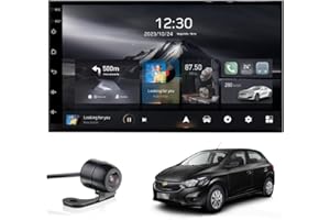 Central Multimídia Onix e Prisma Joy Adak G2 Tela QLED de 7" Polegadas 2GB 64GB Carplay e Android Auto GPS + Câmera de ré