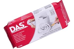 DAS, Massa para Modelar, Branco, 500g