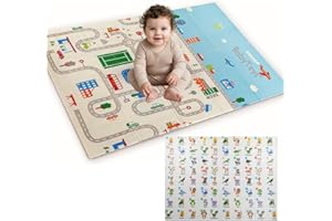 Tapete Tatame Infantil Térmico Sensorial Educativo Grande Dupla Face – Alfabeto dos Animais Emborrachado Dobrável Impermeável