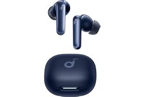 soundcore P40i da Anker, Fone de Ouvido Bluetooth 5.3, Cancelamento de Ruído Adaptativo, Graves Poderosos, Estojo com Suporte