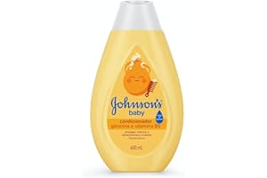 Condicionador Infantil Johnson's Baby Regular 400 ml, Amarelo