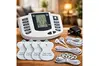 Aparelho Eletroestimulador Muscular TENS EMS Portátil com 4 Modos de Massagem, Controle de Intensidade, Eletrodos Reutilizáve