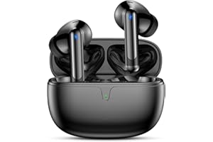 Fones de Ouvido Bluetooth 5.3 Fones de Ouvido Sem Fio 42 Horas de Reprodução Fones de Ouvido Esportivos com IPX5 à Prova d'Ág