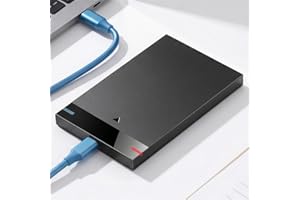 Disco rígido externo de 4 TB, disco rígido portátil USB 3.0 de alta velocidade, HDD externo compacto para armazenamento e bac