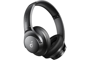 soundcore Q20i da Anker, Fone de Ouvido Bluetooth com Cancelamento de Ruído Híbrido Ativo, Headphone Sem Fio, 60h Bateria, Áu
