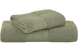 Buddemeyer Jogo de Toalhas Melissa Extra Soft Banho Verde Escuro 2 peças