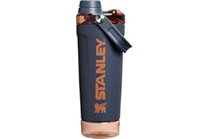 Stanley Garrafa Shaker Activate 591 ml | Copo Shaker de Aço Inoxidável com Isolamento à Prova de Vazamentos | Armazenamento n